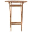 VIDAXL - vidaXL Table pliable de jardin 60 cm Bois de teck solide - vignette