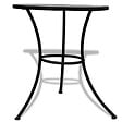 VIDAXL - vidaXL Table de bistro Noir et blanc 60 cm Mosaïque - vignette