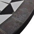 VIDAXL - vidaXL Table de bistro Noir et blanc 60 cm Mosaïque - vignette