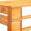 VIDAXL - vidaXL Banc palette de jardin bois marron miel - vignette