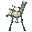 VIDAXL - vidaXL Banc de jardin 122 cm Bois - vignette