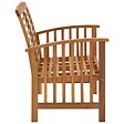VIDAXL - vidaXL Banc de jardin 119 cm bois d'acacia solide - vignette