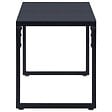 VIDAXL - vidaXL Banc de jardin 120,5 cm Panneau PS Noir - vignette