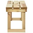 VIDAXL - vidaXL Banc de jardin 140 cm Bois de pin imprégné - vignette