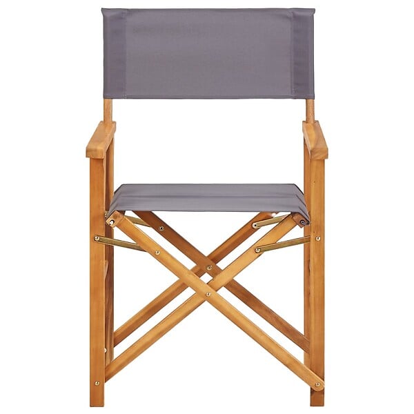 VIDAXL - vidaXL Chaises de metteur en scène lot de 2 Bois massif d'acacia - large