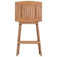 VIDAXL - vidaXL Tabourets de bar pliables lot de 4 Bois de teck massif - vignette
