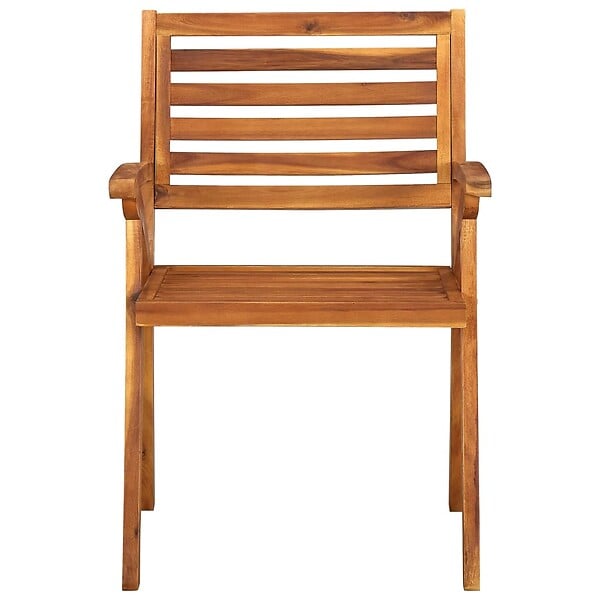 VIDAXL - vidaXL Chaises de jardin lot de 6 Bois d'acacia solide - large