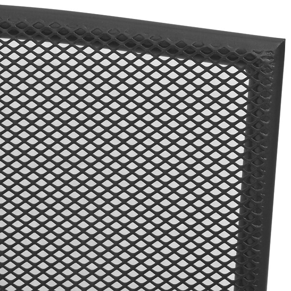 VIDAXL - vidaXL Chaises d'extérieur lot de 4 Design maillé Anthracite Acier - large