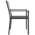 VIDAXL - vidaXL Chaises de jardin lot de 2 noir 54x62,5x89 cm résine tressée - vignette
