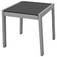 VIDAXL - vidaXL Chaises longues avec table Aluminium Noir - vignette