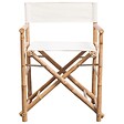 VIDAXL - vidaXL Chaise pliable lot de 2 Bambou et toile - vignette