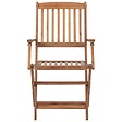 VIDAXL - vidaXL Chaises pliables d'extérieur lot de 8 Bois d'acacia solide - vignette