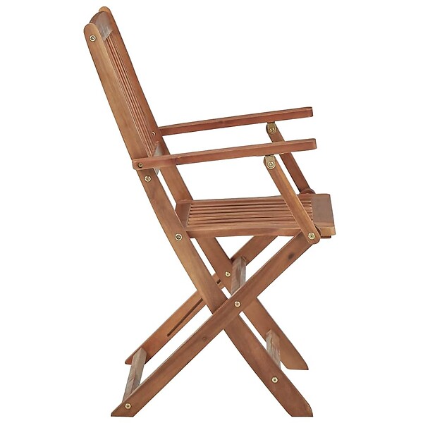 VIDAXL - vidaXL Chaises pliables d'extérieur lot de 8 Bois d'acacia solide - large