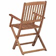 VIDAXL - vidaXL Chaises pliables d'extérieur lot de 8 Bois d'acacia solide - vignette