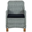 VIDAXL - vidaXL Chaises de jardin avec coussins lot de 2 Résine tressée - vignette
