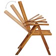 VIDAXL - vidaXL Chaises pliables de jardin avec coussins lot de 8 Bois d'acacia - vignette