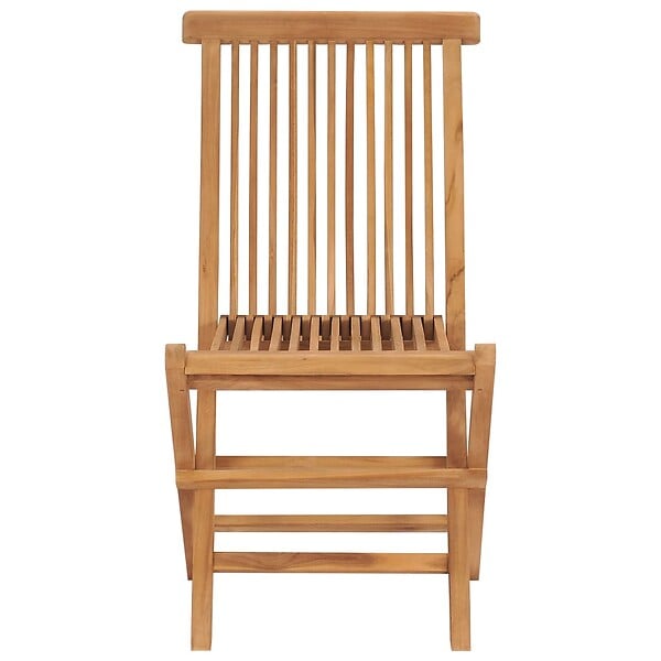 VIDAXL - vidaXL Chaises pliables de jardin lot de 8 Bois de teck solide - large