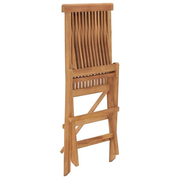VIDAXL - vidaXL Chaises pliables de jardin lot de 8 Bois de teck solide - large
