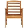 VIDAXL - vidaXL Chaises de jardin lot de 2 Bois d'acacia massif - vignette
