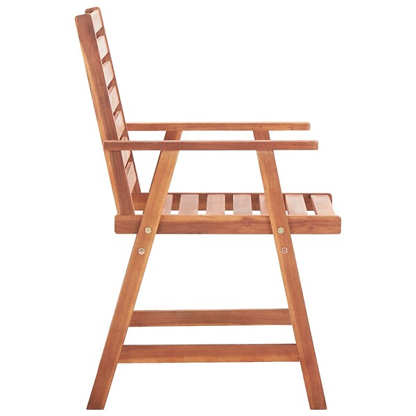 VIDAXL - vidaXL Chaises à manger d'extérieur lot de 3 Acacia massif - large
