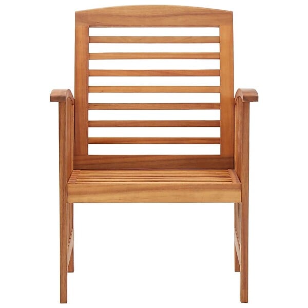 VIDAXL - vidaXL Chaises de jardin lot de 2 Bois d'acacia massif - large
