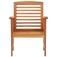 VIDAXL - vidaXL Chaises de jardin lot de 2 Bois d'acacia massif - vignette