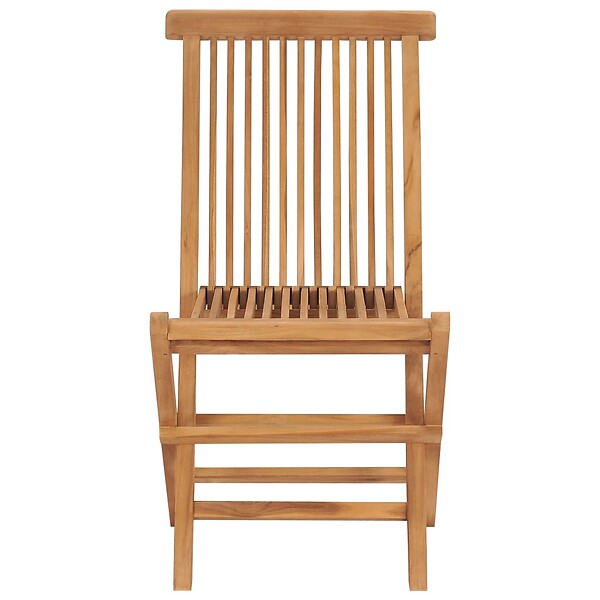 VIDAXL - vidaXL Chaises pliables de jardin lot de 6 Bois de teck solide - large