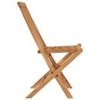 VIDAXL - vidaXL Chaises pliables de jardin lot de 6 Bois de teck solide - vignette