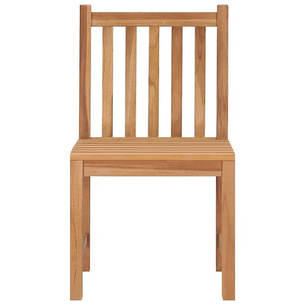 VIDAXL - vidaXL Chaises de jardin lot de 2 Bois de teck solide - large