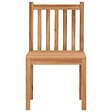 VIDAXL - vidaXL Chaises de jardin lot de 2 Bois de teck solide - vignette
