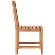VIDAXL - vidaXL Chaises de jardin lot de 2 Bois de teck solide - vignette