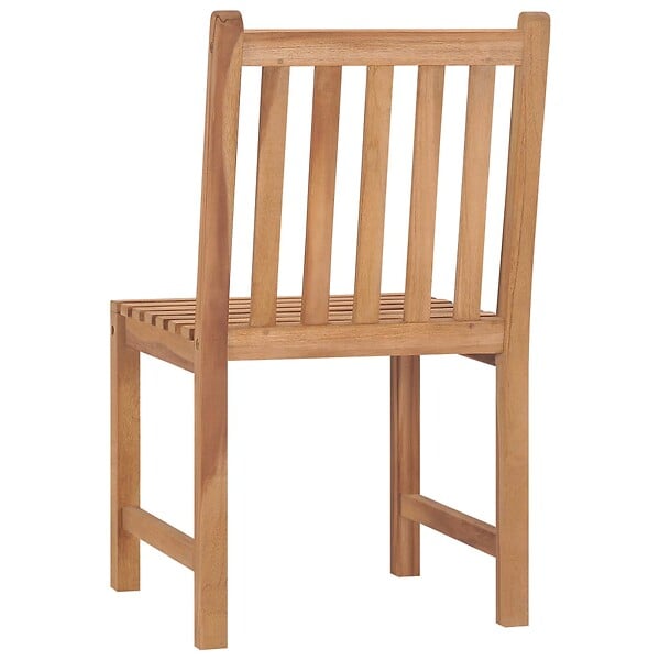 VIDAXL - vidaXL Chaises de jardin lot de 2 Bois de teck solide - large