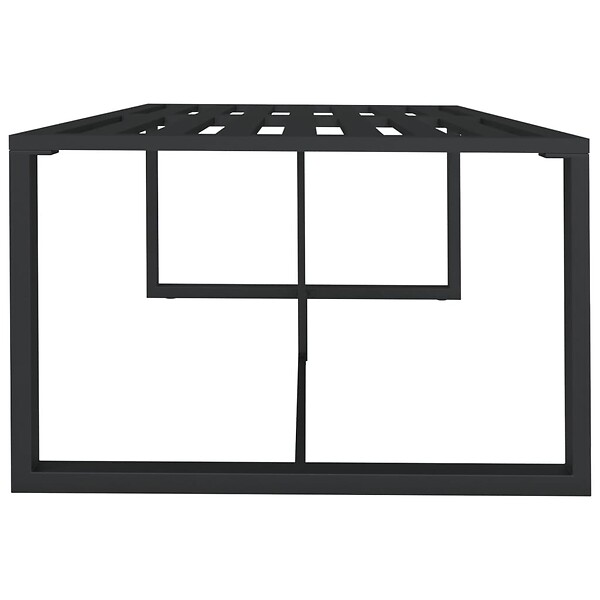 VIDAXL - vidaXL Table à dîner d'extérieur Anthracite 120x60x66 cm Aluminium - large