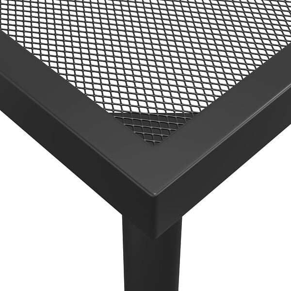VIDAXL - vidaXL Table de jardin anthracite 100x100x72 cm Treillis d'acier - large