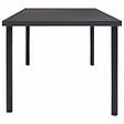 VIDAXL - vidaXL Table à dîner d'extérieur Anthracite 190x90x74 cm Acier - vignette