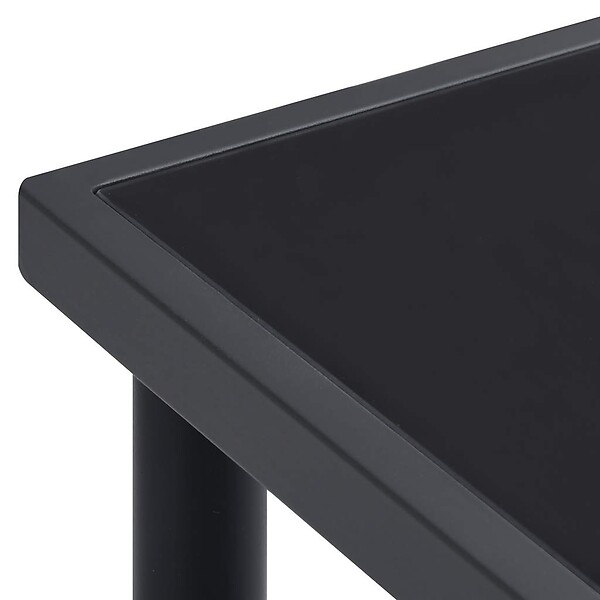 VIDAXL - vidaXL Table à dîner d'extérieur Anthracite 190x90x74 cm Acier - large