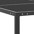 VIDAXL - vidaXL Table de jardin Anthracite 130x130x72 cm Acier et verre - vignette