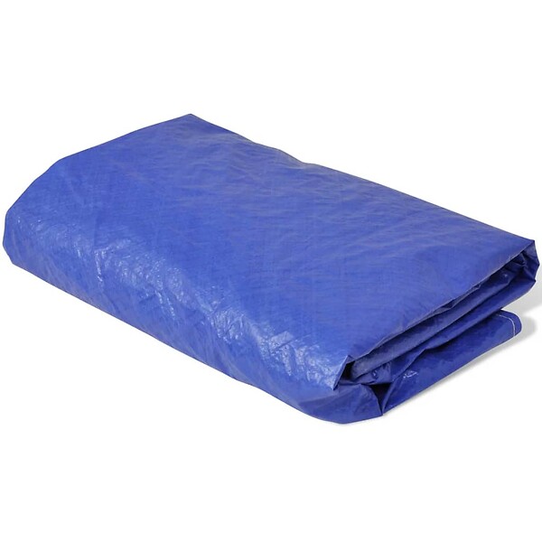 VIDAXL - vidaXL Couverture de piscine PE Ronde 460 cm 90 g/m² - large