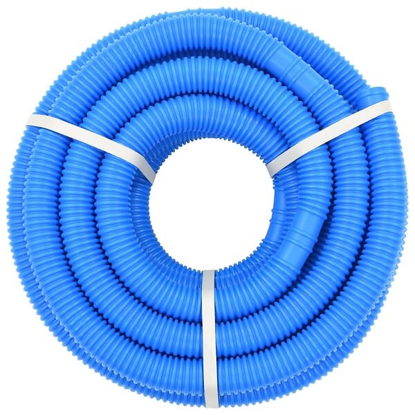 VIDAXL - vidaXL Tuyau de piscine avec colliers de serrage Bleu 38 mm 12 m - large