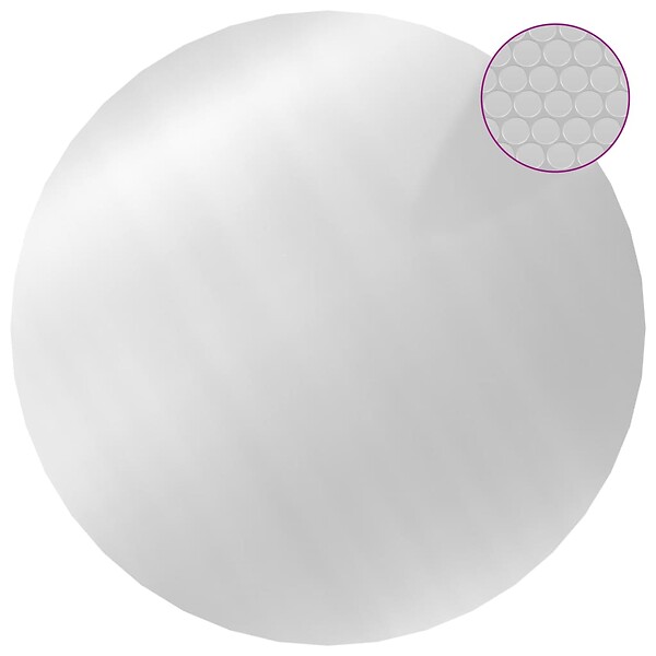 VIDAXL - vidaXL Couverture de piscine Argenté 488 cm PE - large