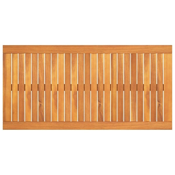 VIDAXL - vidaXL Table basse 100x50x33 cm bois d'acacia massif - large