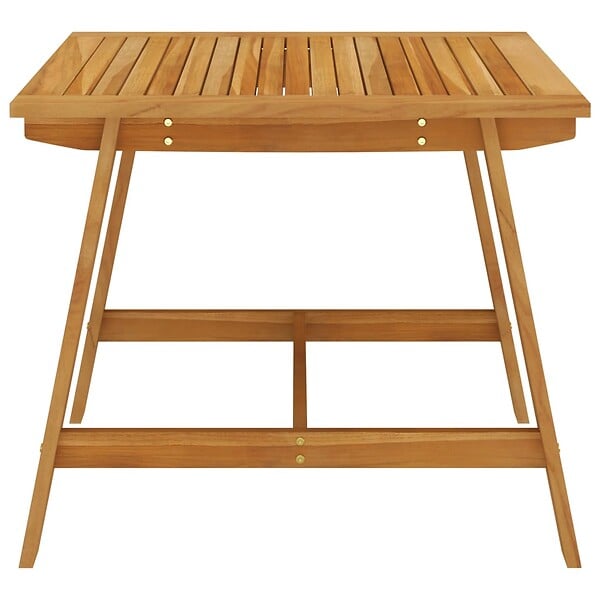 VIDAXL - vidaXL Table à manger de jardin 88x88x74 cm Bois d'acacia massif - large