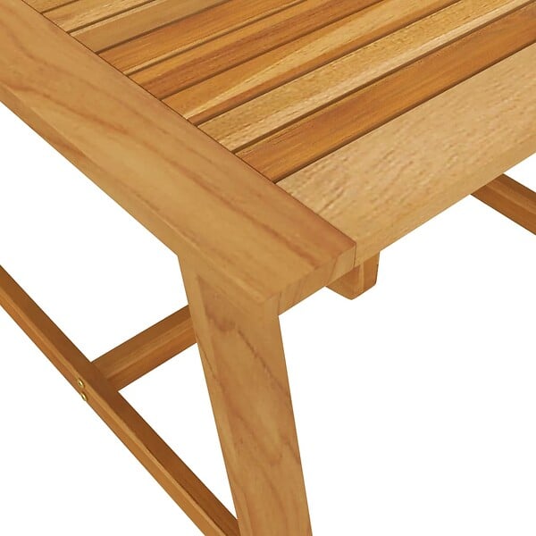 VIDAXL - vidaXL Table à manger de jardin 88x88x74 cm Bois d'acacia massif - large