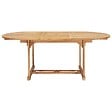 VIDAXL - vidaXL Table de jardin extensible 150-200x100x75 cm Teck solide - vignette
