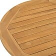 VIDAXL - vidaXL Table à dîner de jardin Ø90x75 cm Bois de teck massif - vignette