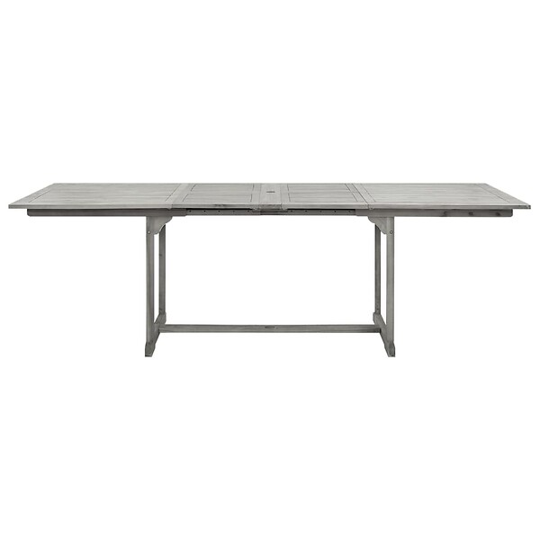 VIDAXL - vidaXL Table à dîner de jardin (160-240)x100x75cm Bois d'acacia massif - large