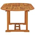VIDAXL - vidaXL Table de jardin 200x100x75 cm Bois d'eucalyptus solide - vignette