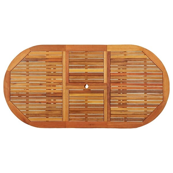 VIDAXL - vidaXL Table de jardin 200x100x75 cm Bois d'eucalyptus solide - large