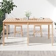 VIDAXL - vidaXL Table de jardin 159,5x82,5x76 cm bois massif de pin - vignette