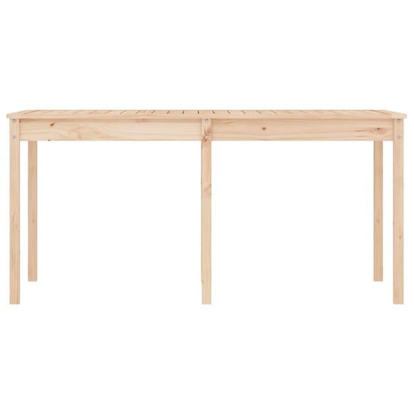 VIDAXL - vidaXL Table de jardin 159,5x82,5x76 cm bois massif de pin - large